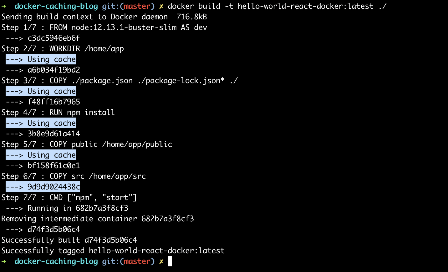 Docker Caching — Introduction to Docker Layers thestartupfactory.tech