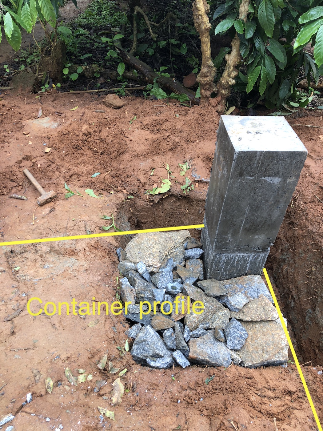 What kind of foundation do shipping containers require?