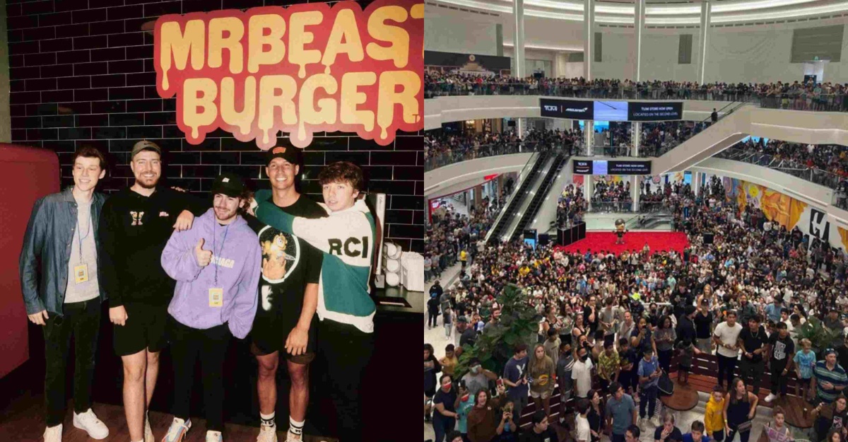 MrBeast Burger Joint Draws Thousands of Fans In Grand Opening