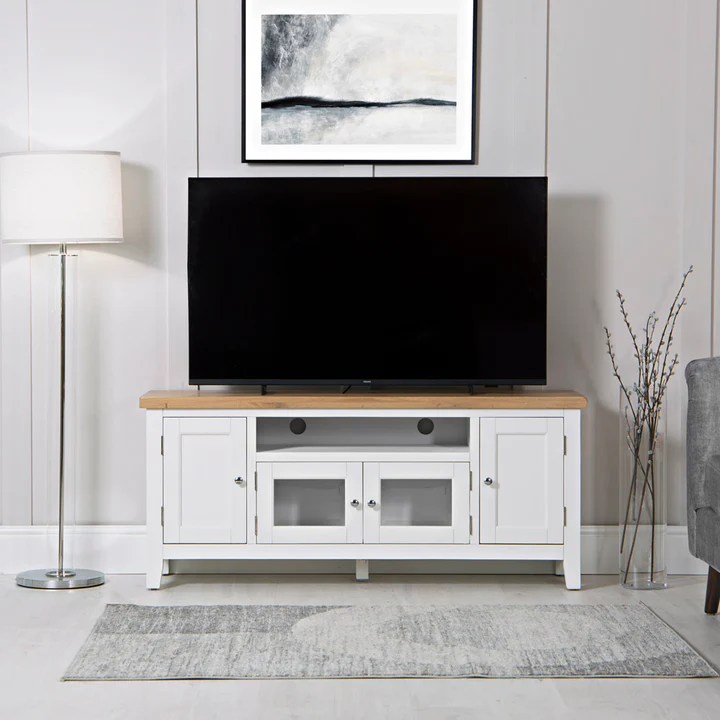 Coast Large TV Unit White The Store Interiors