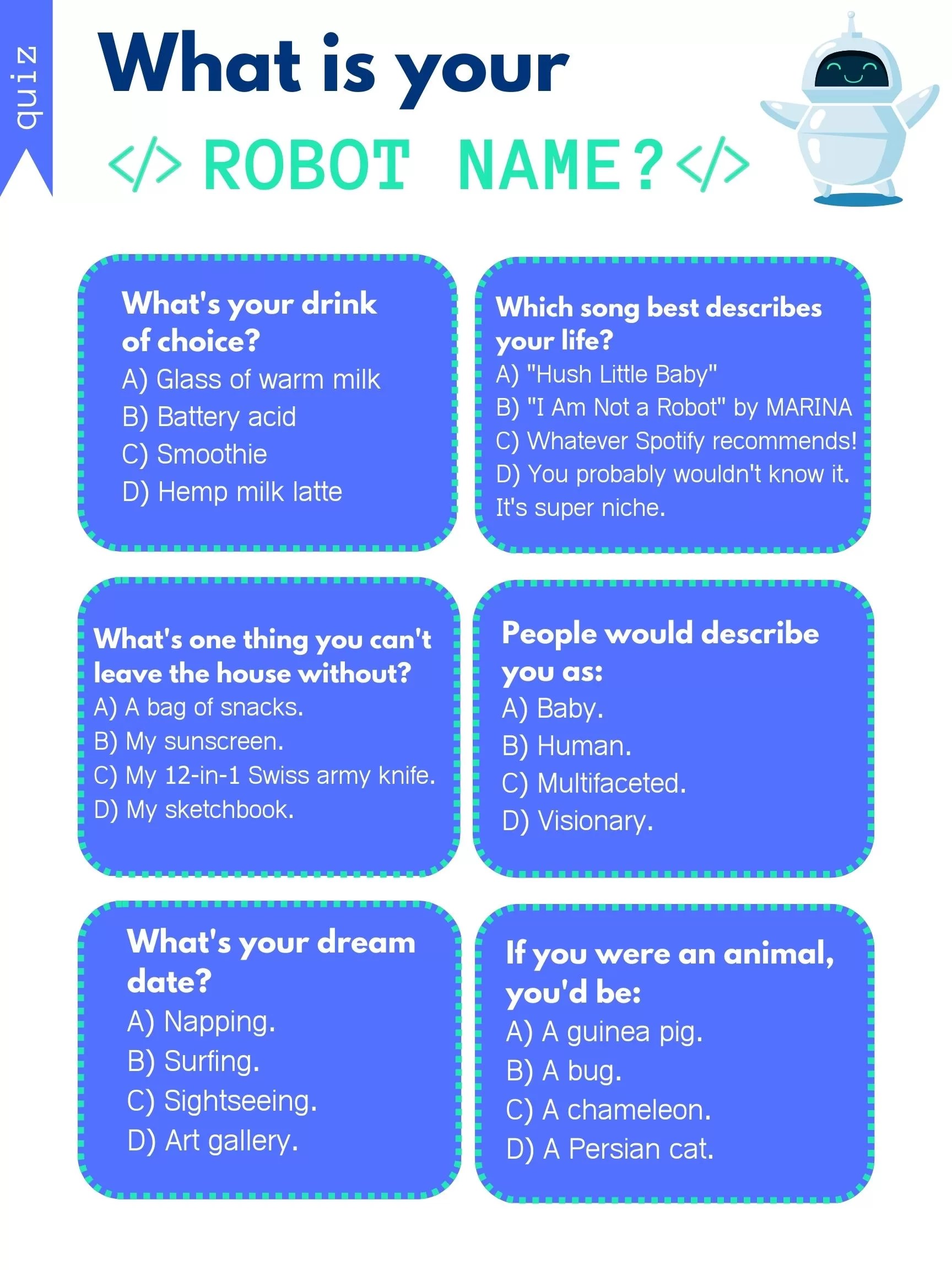 What is your robot name? The Strand