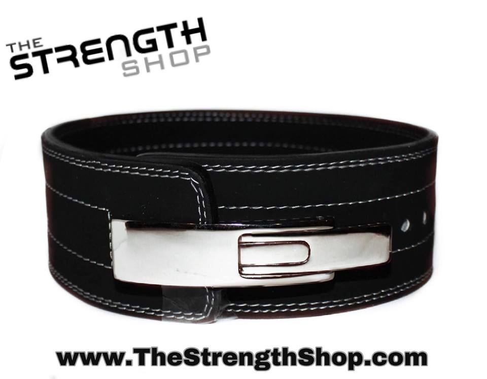 Strength Shop 10mm Genuine Leather Powerlifting Lever Belt STRENGTH SHOP