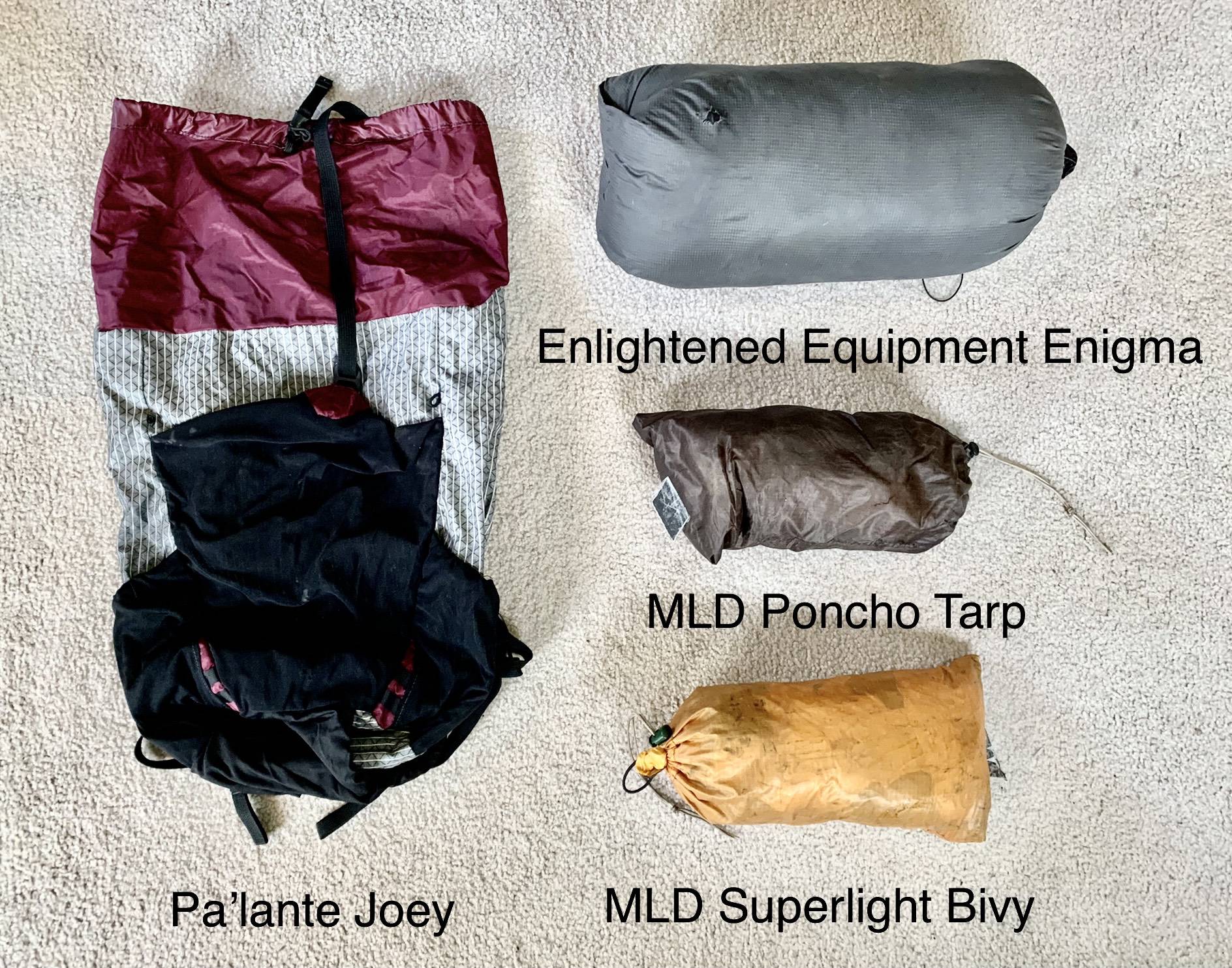 Best Fastpacking Gear The Big Three TheStringbean