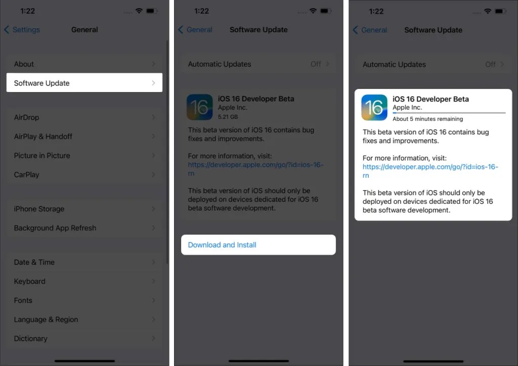 How to download and install iOS 16.6 developer beta 1 on iPhone 05/28/2023