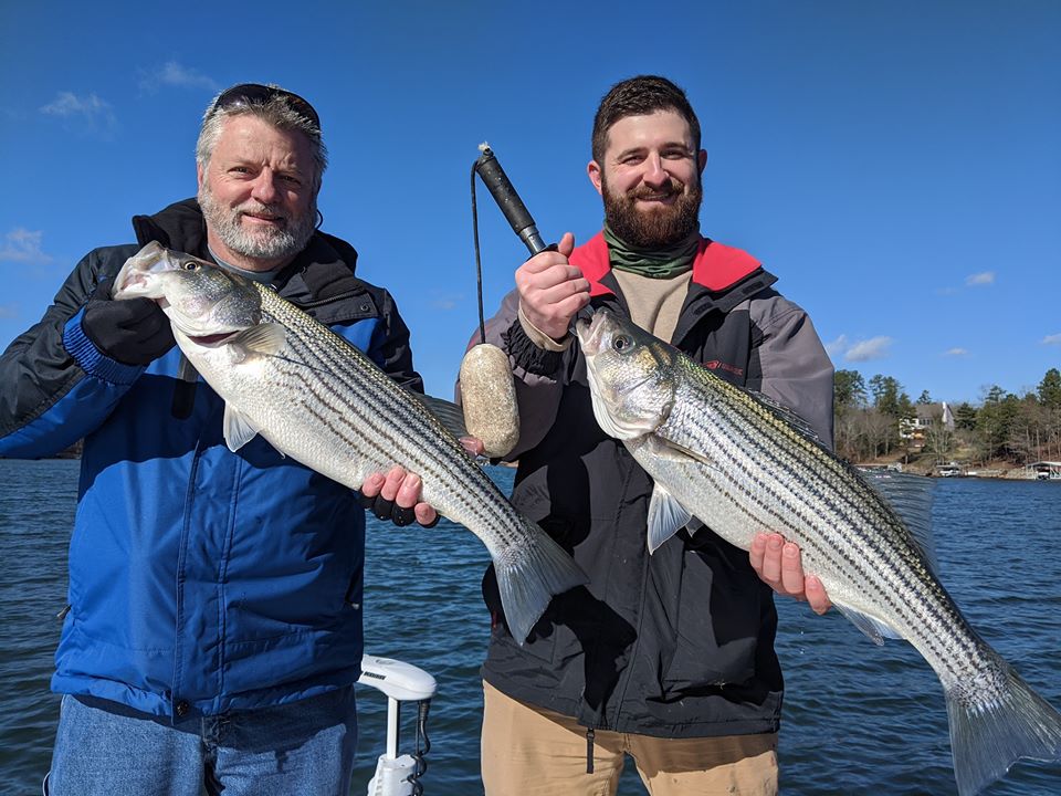 January 2020 Lake Lanier Striper Fishing Report The Striper