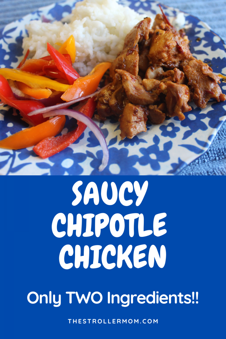 Saucy Chipotle Chicken Recipe (Only TWO Ingredients!) The Stroller Mom