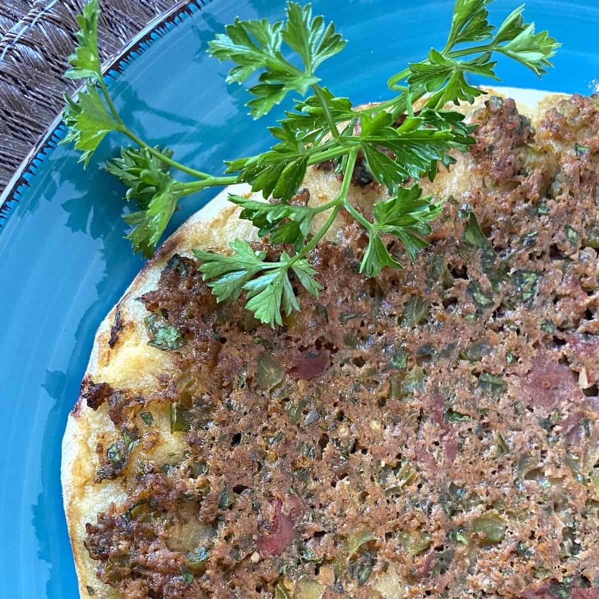 Lahmajoun (Armenian Pizza) The Stuffed Grape Leaf