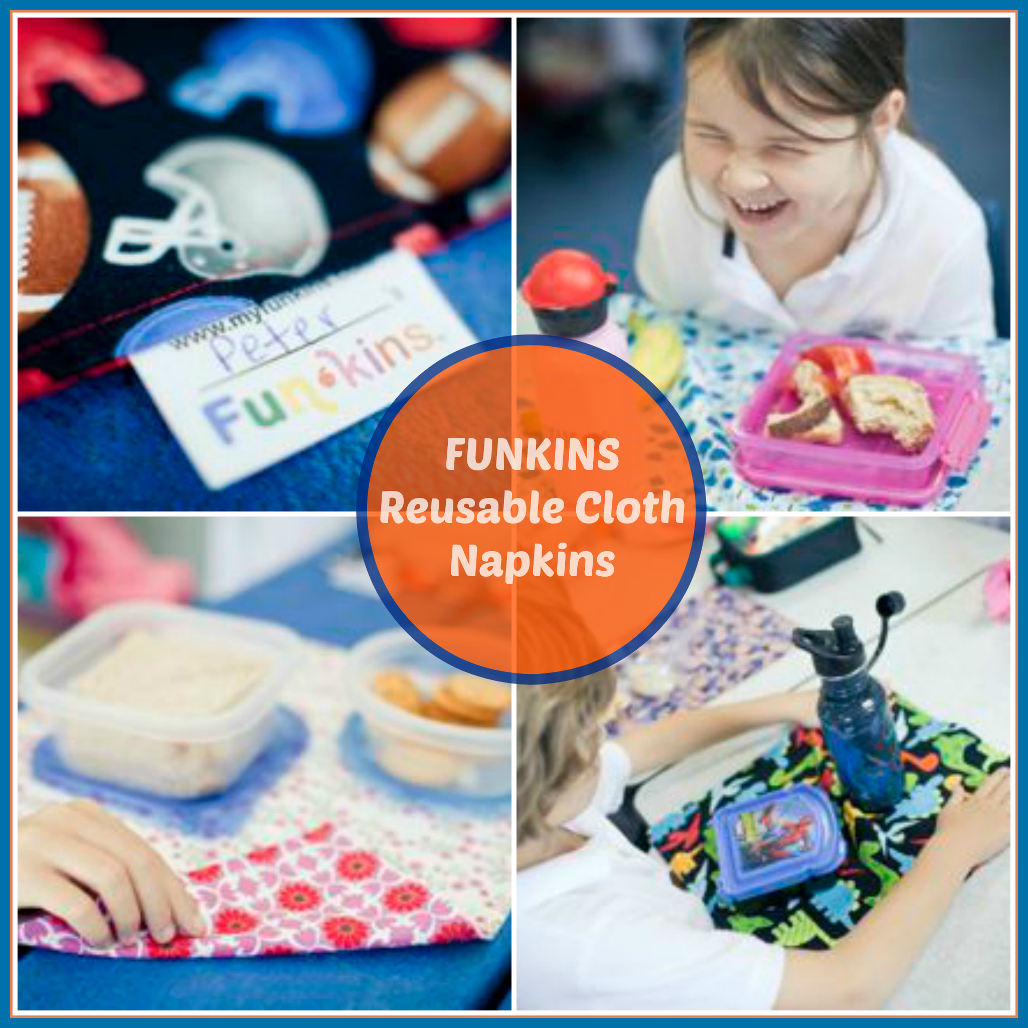 Funkins Reusable Napkins Review and Giveaway ⋆ The Stuff of Success