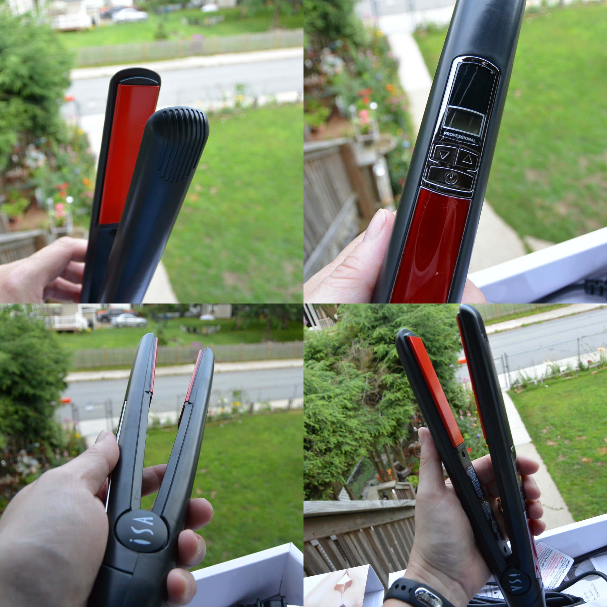 Digital Ceramic Flat Iron isaprofessional For Smooth Straight Hair