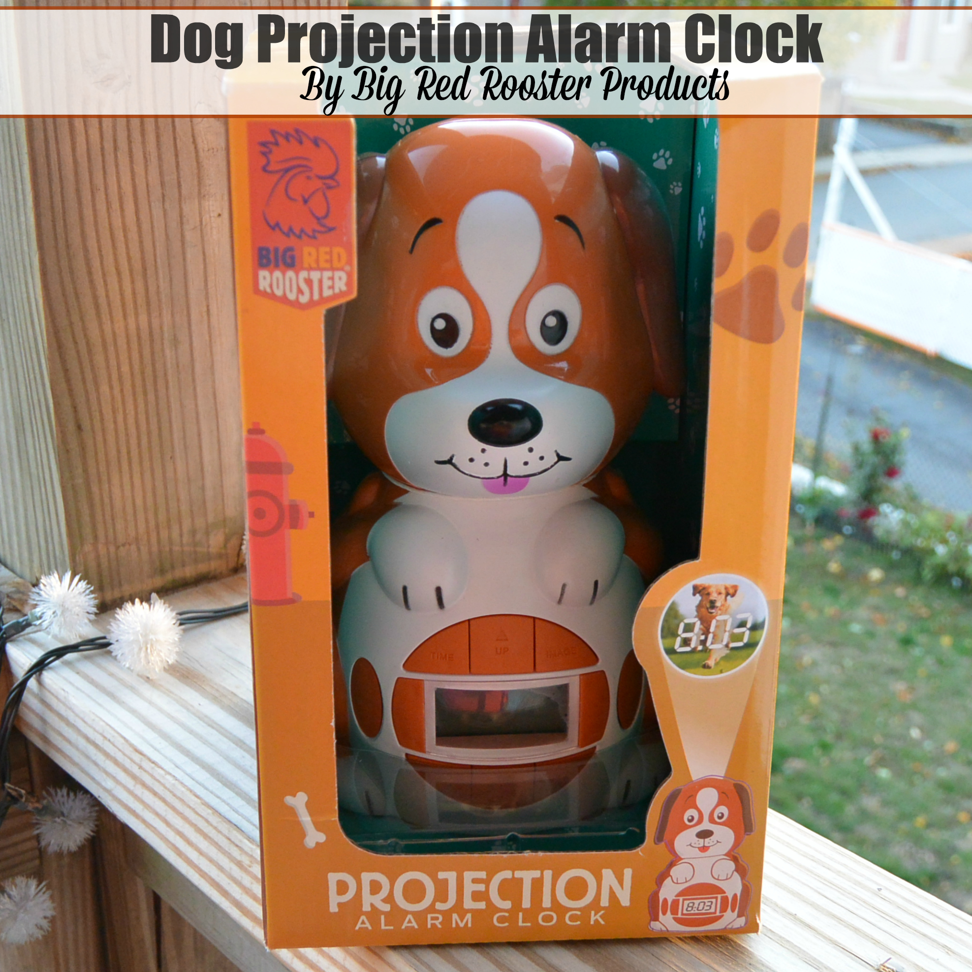 Dog Projection Alarm Clock by Big Red Rooster Products ⋆ The Stuff of