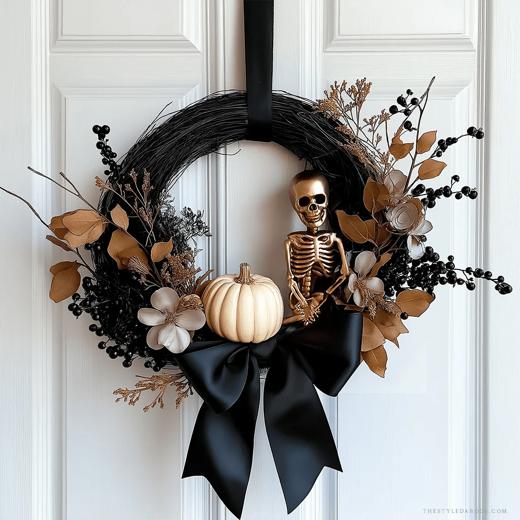 Halloween Wreath Ideas 31 Wreaths to Buy or DIY This Season