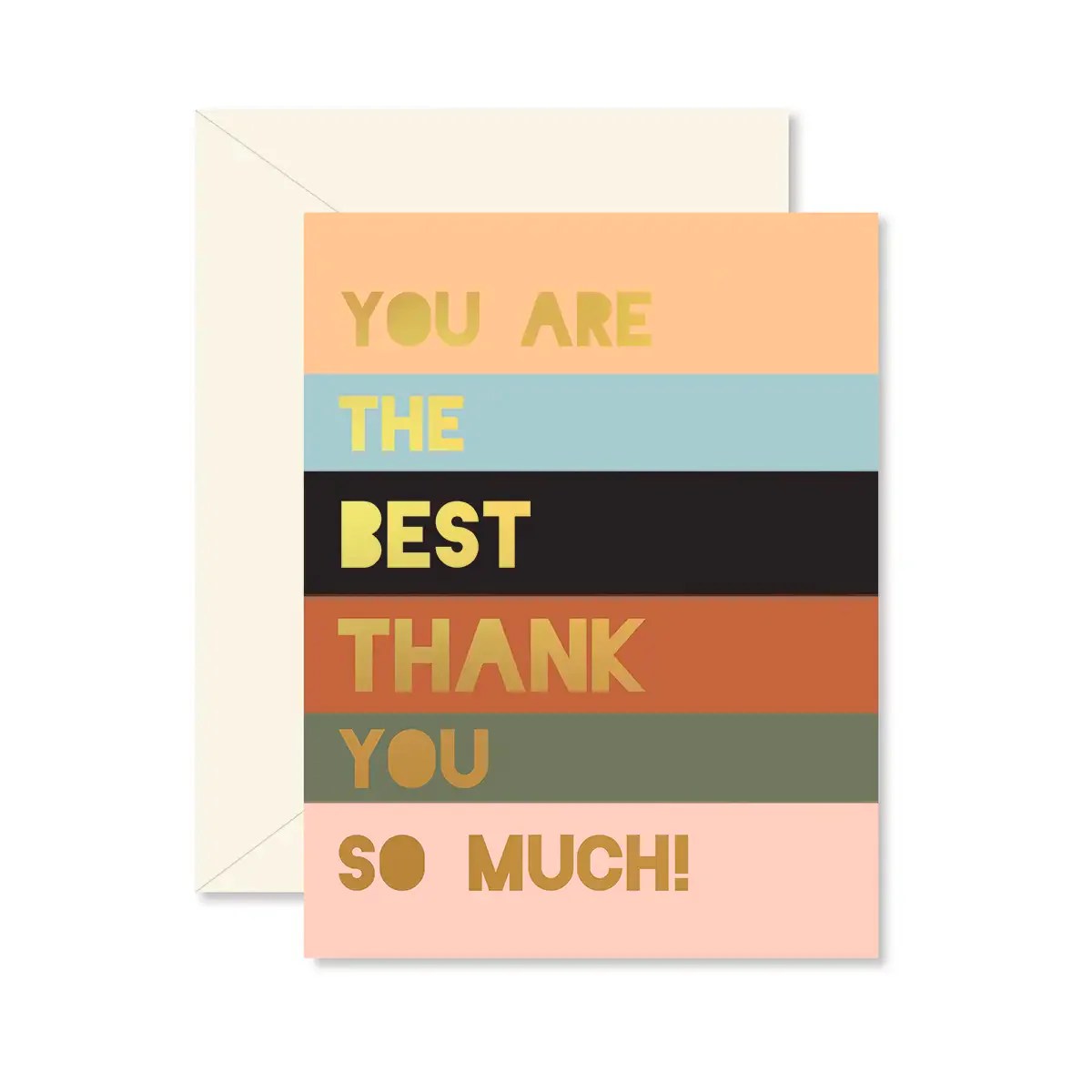 You are the Best, Thank You card The Styled Collection