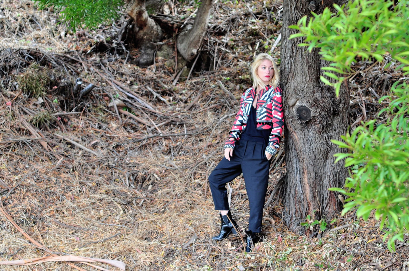 Designed by Stefanie Tribal Print Quilted Jacket • theStyleSafari