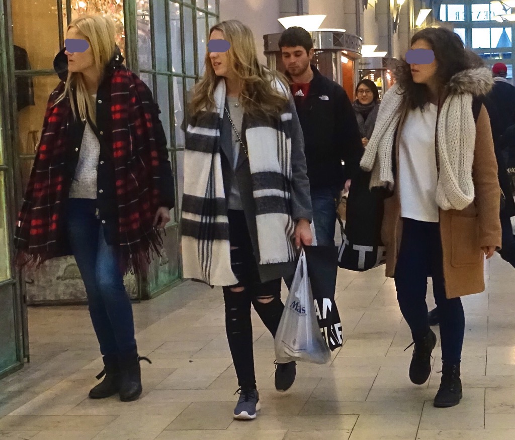 How to Wear a Thick Winter Scarf