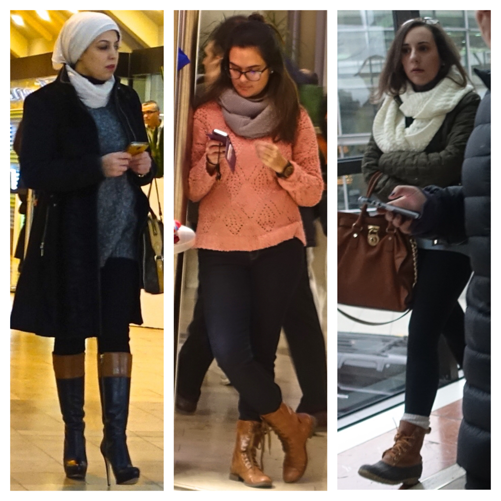 How to Wear a Thick Winter Scarf