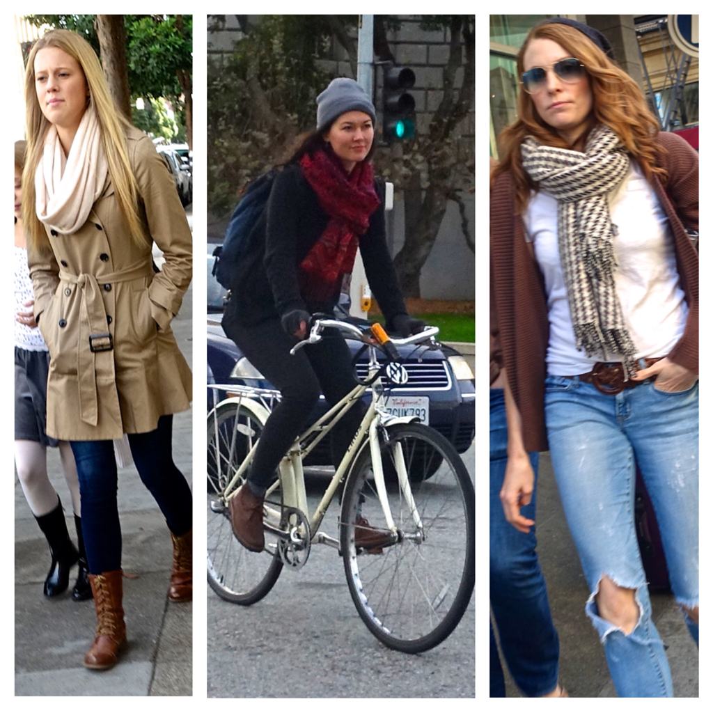 How to Wear a Thick Winter Scarf