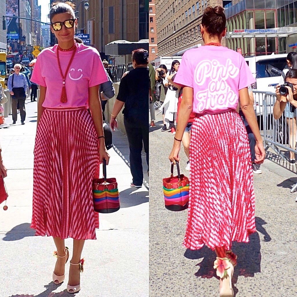 Trending Pink and Yellow Worn Together