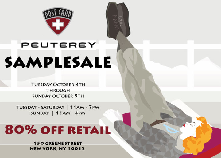 Postcard Clothing New York Sample Sale
