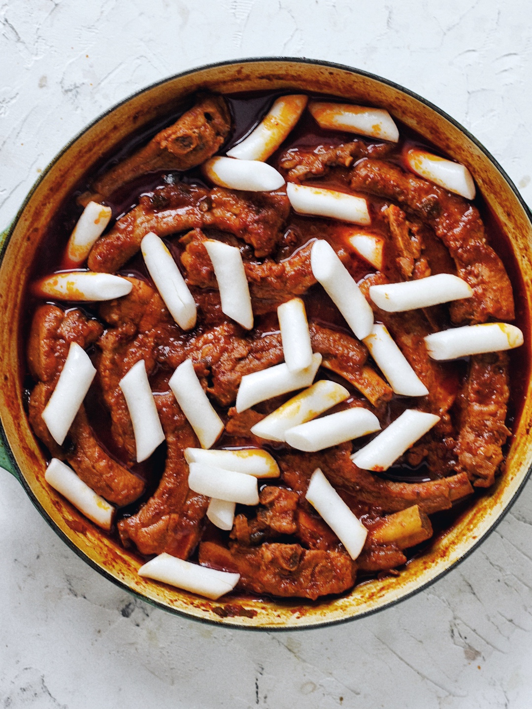 Spicy Pork Rib Galbi Jjim with Cheese The Subversive Table