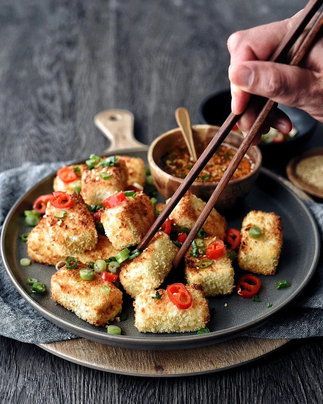 Crispy Air Fryer Tofu with Panko The Subversive Table