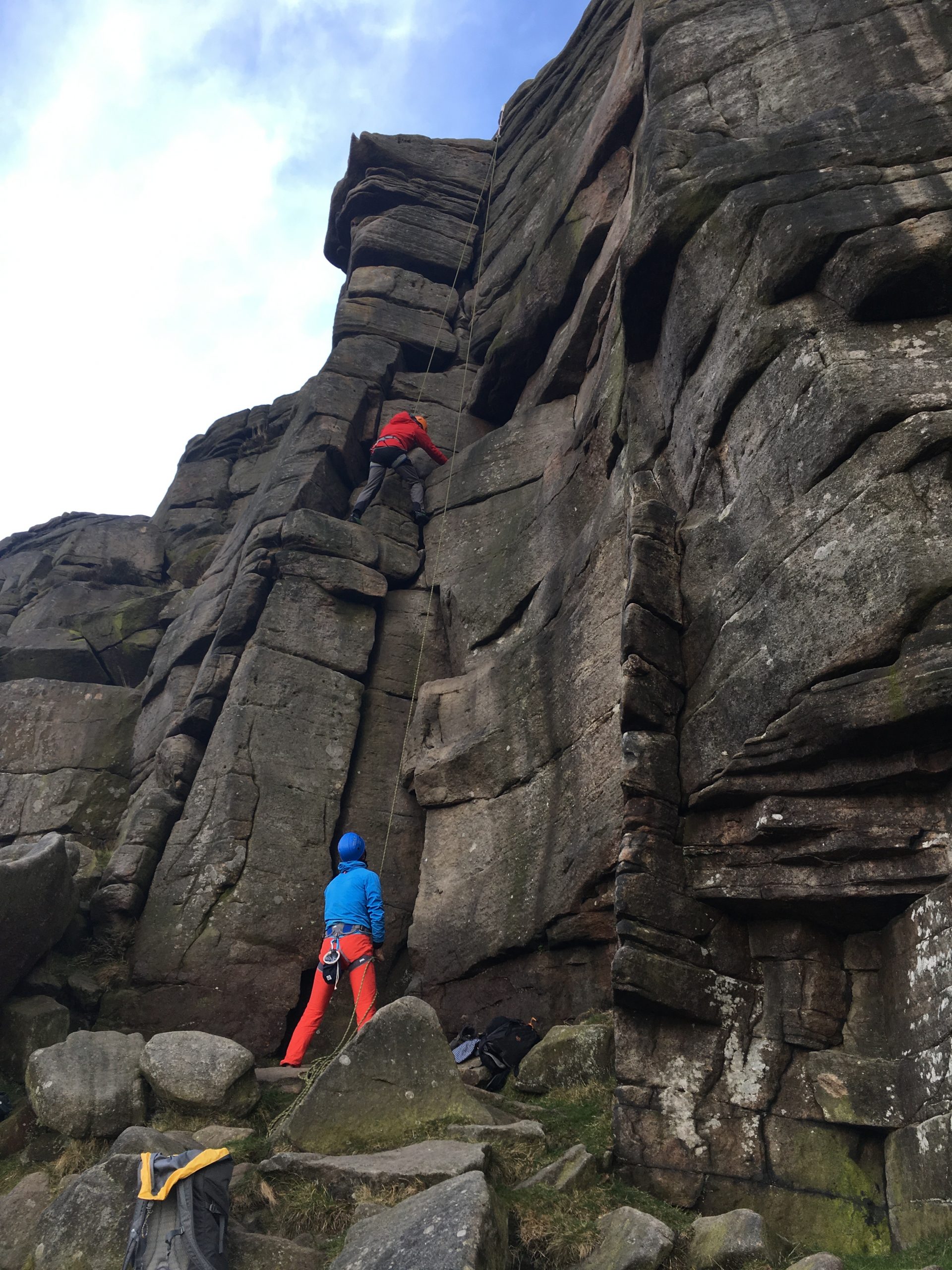 Beginners' Climbing Course Peak District The Summit Is Optional