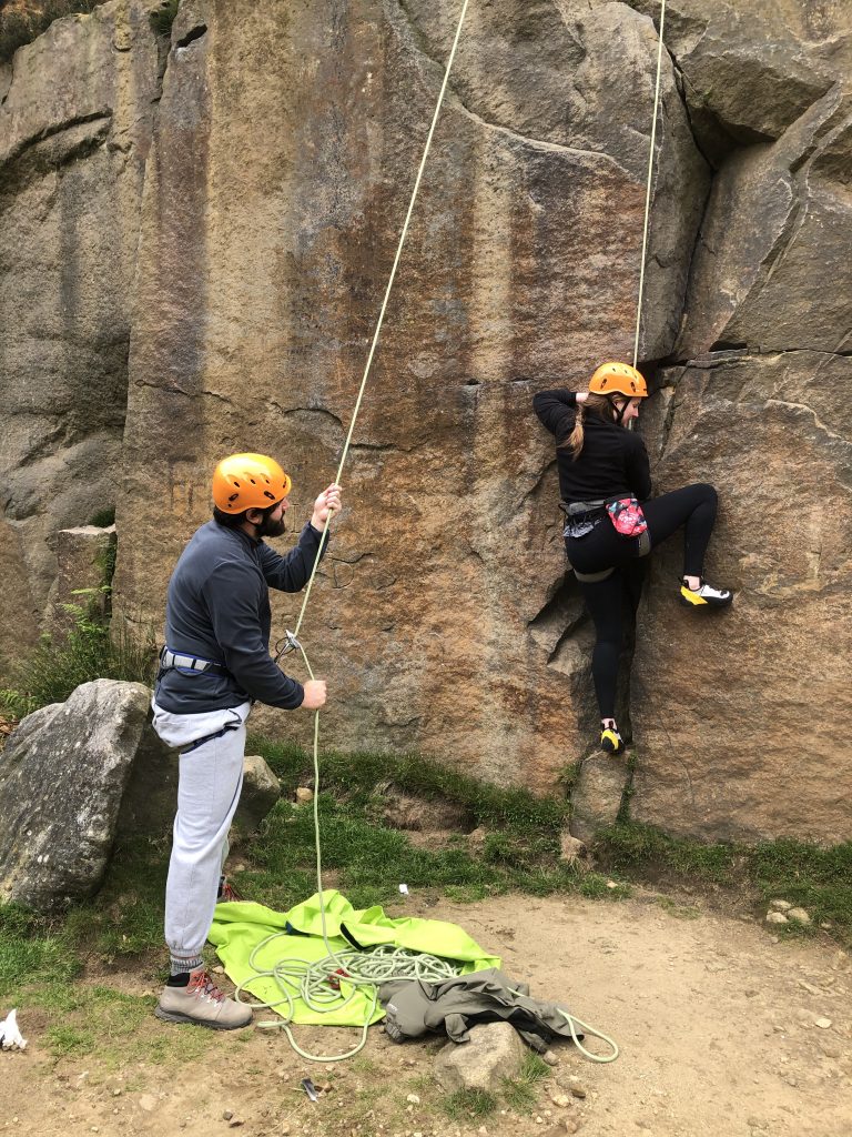 Beginners' rock climbing Yorkshire The Summit Is Optional