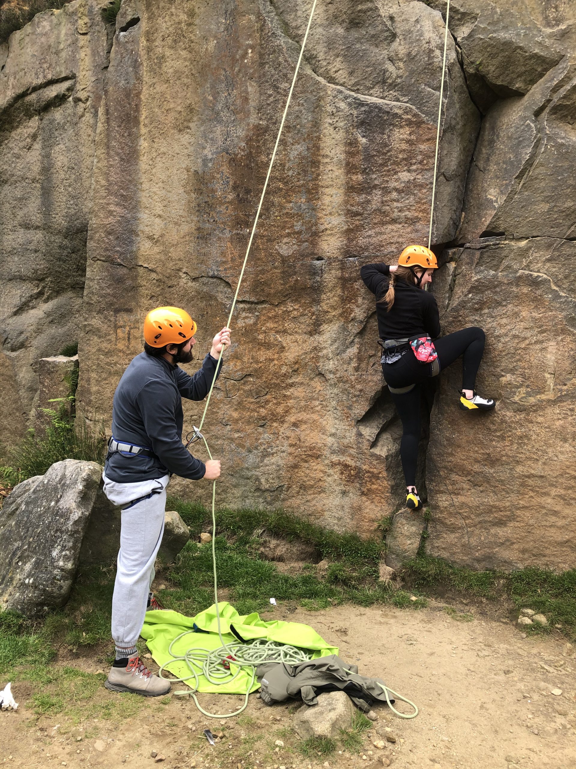 Beginners' rock climbing Yorkshire The Summit Is Optional