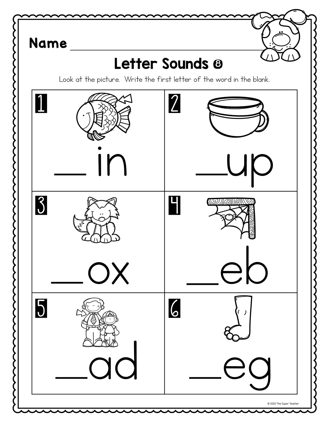 Letter Sound Worksheets - The Super Teacher