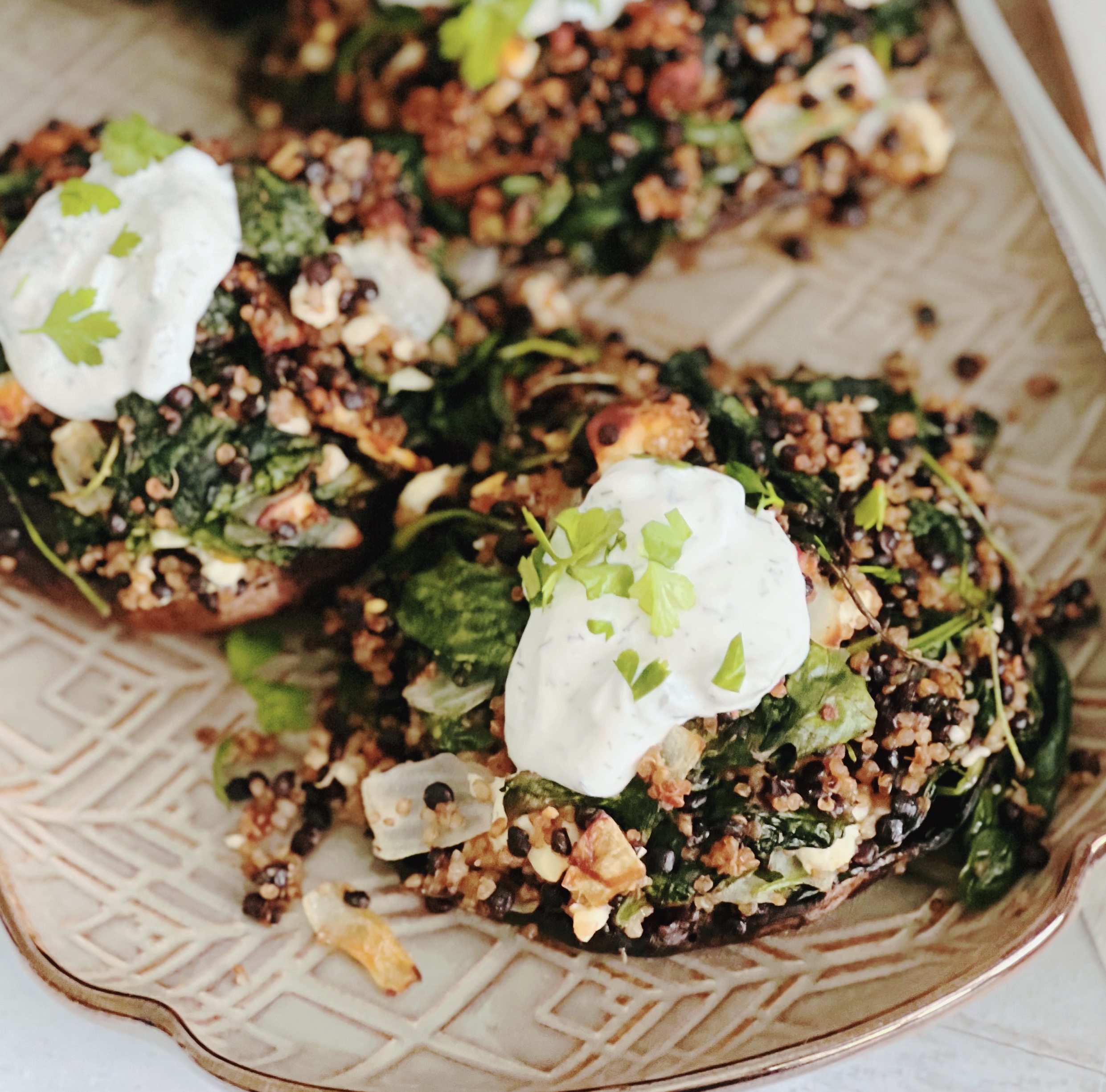 Quinoa Stuffed Portobello Mushrooms The Sweet Cucina
