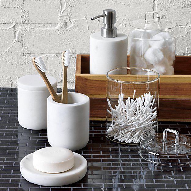 15 BudgetFriendly Marble Bathroom Accessories THE SWEETEST DIGS