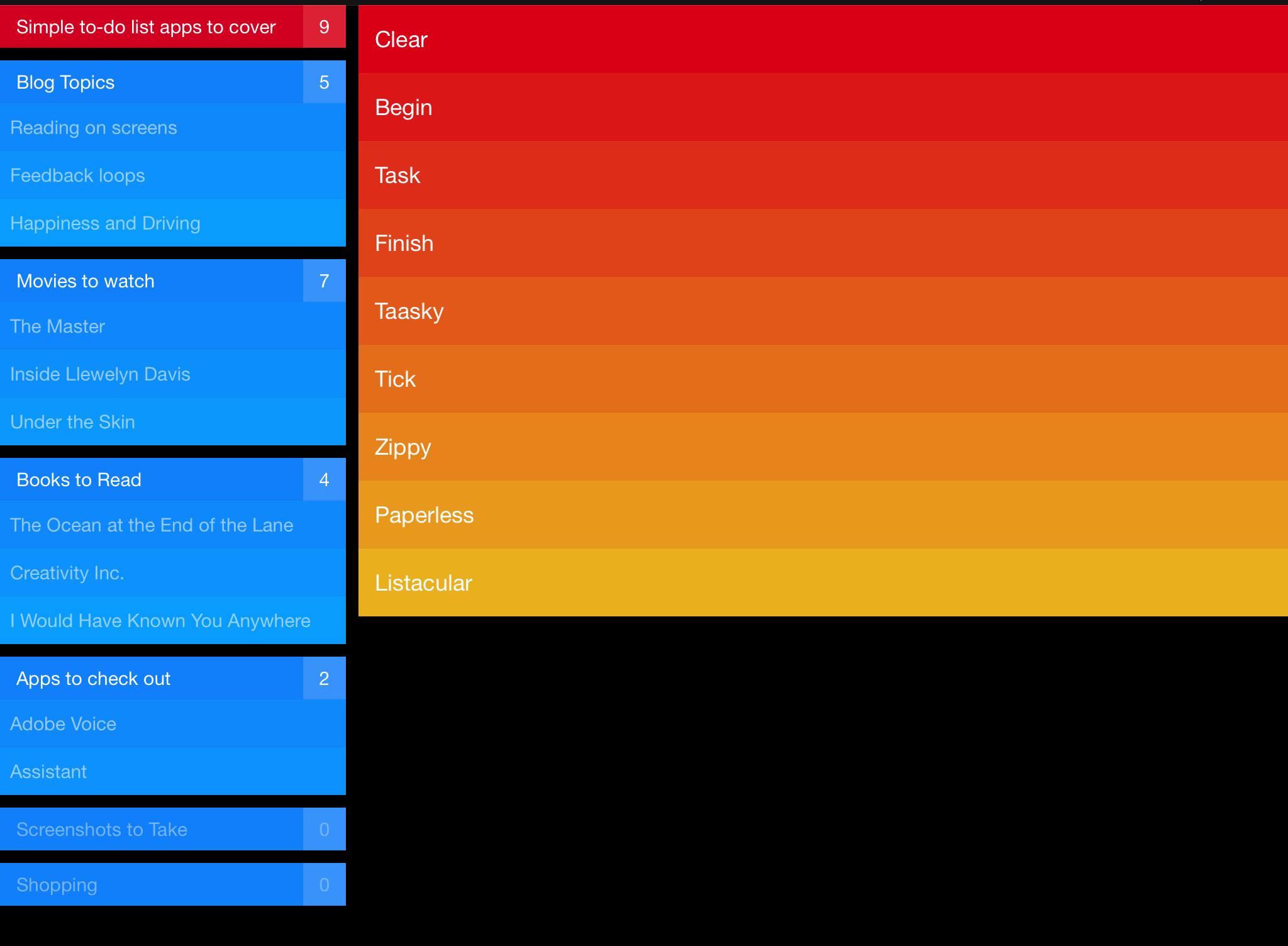 The best simple todo list for Mac, iPhone, and iPad