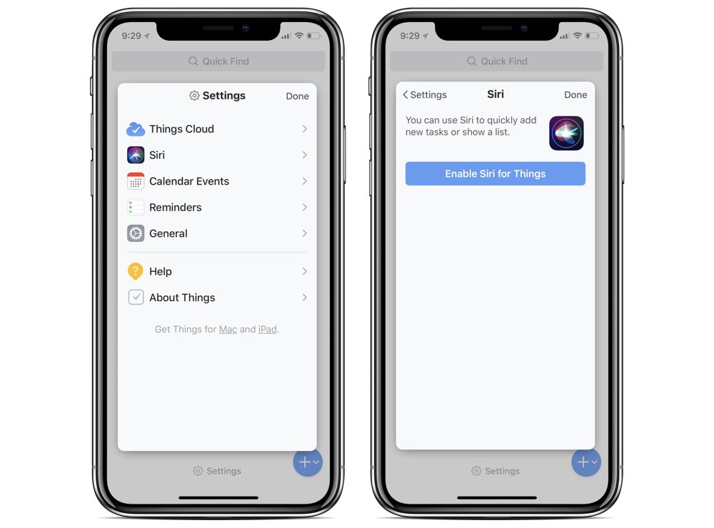 Using Siri with Things to add and view tasks The Sweet Setup