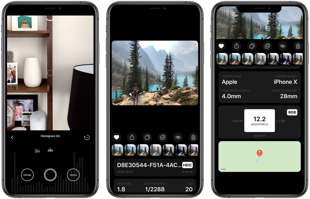 Obscura 2 Debuts Histogram Feature, New Image Metadata Viewer, and iPad
