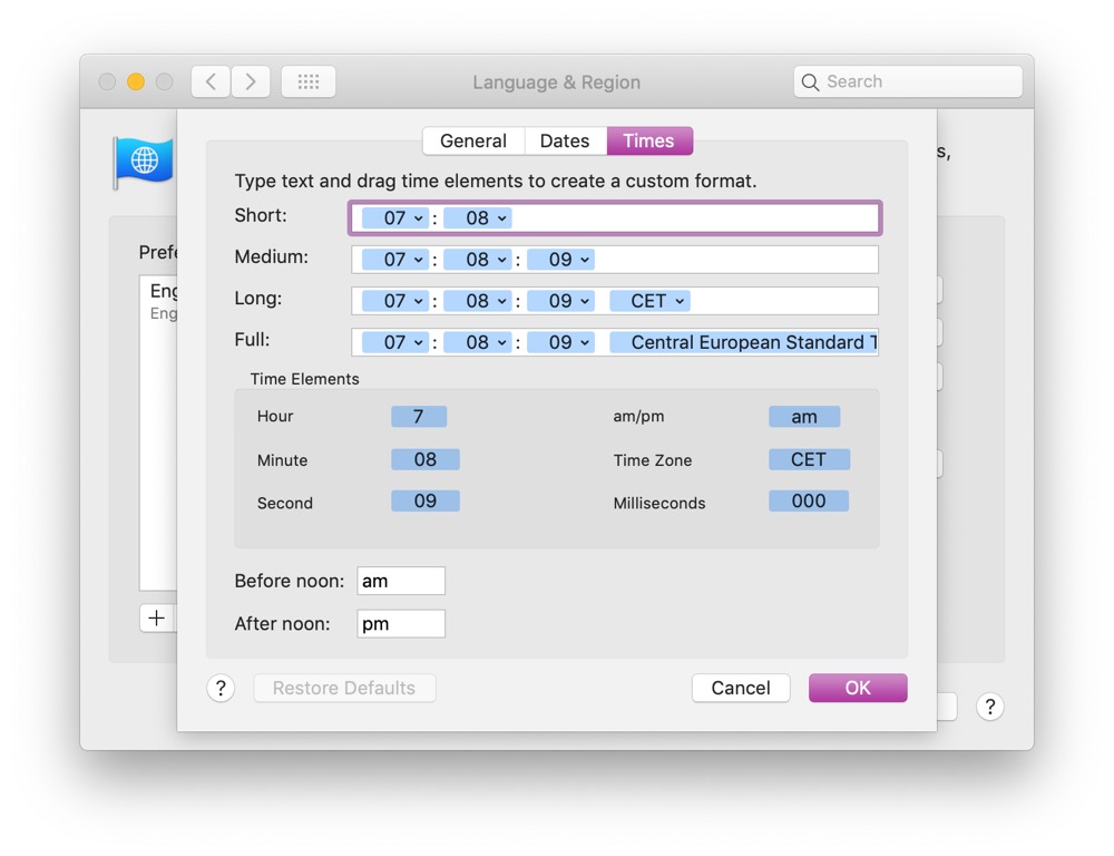 How to Change Date and Time Formatting and Preferences on macOS The