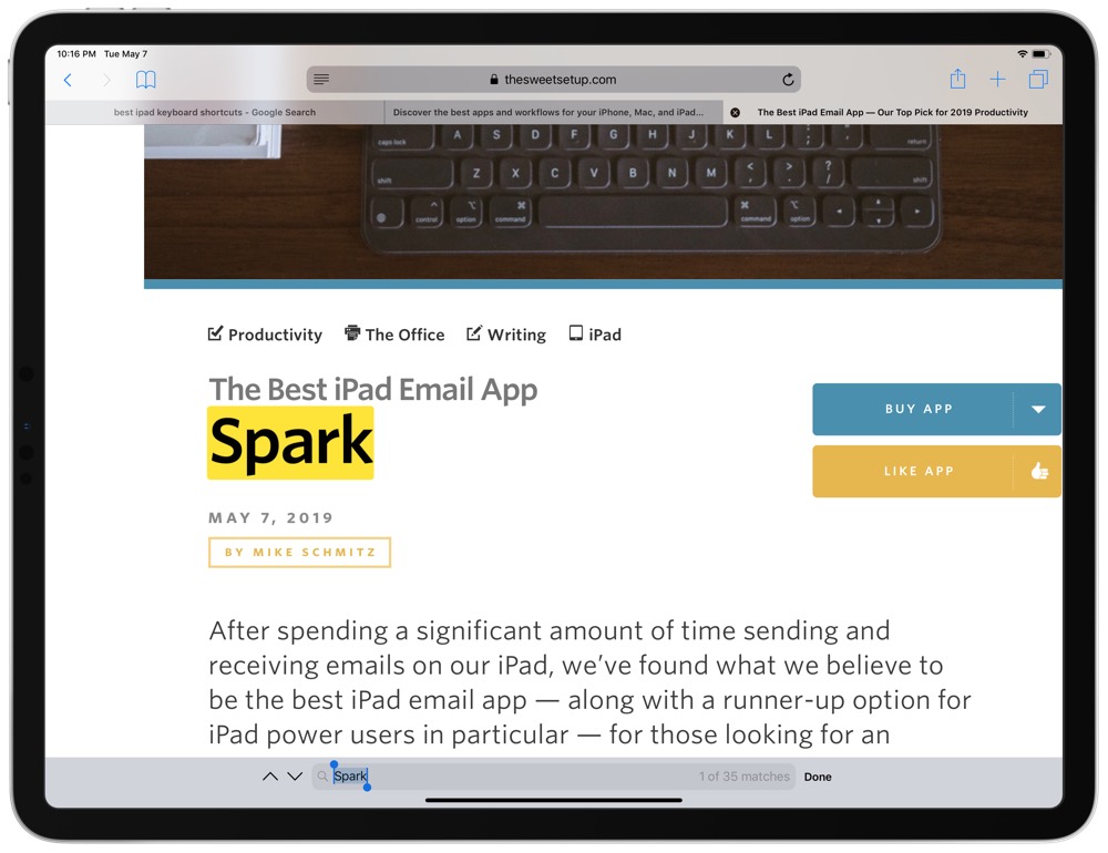 The Best iPad Keyboard Shortcuts for Improved Productivity