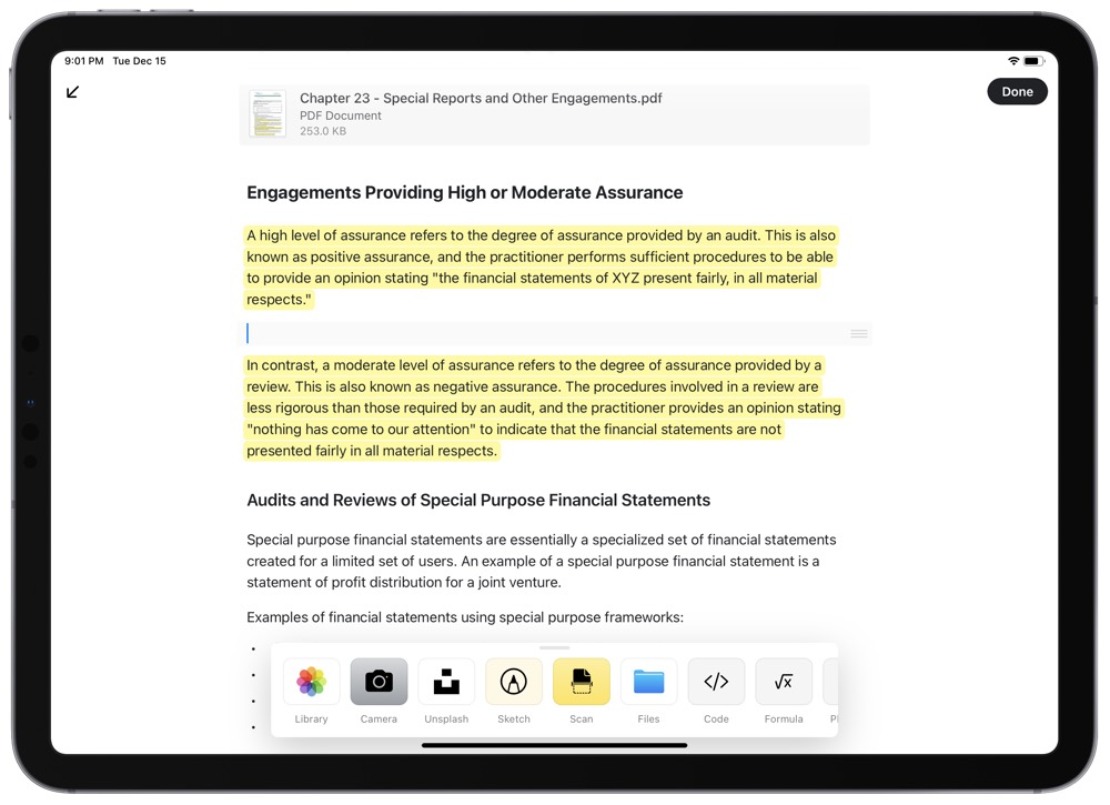 Using Craft Notes for Study and Preserving LongTerm Knowledge The