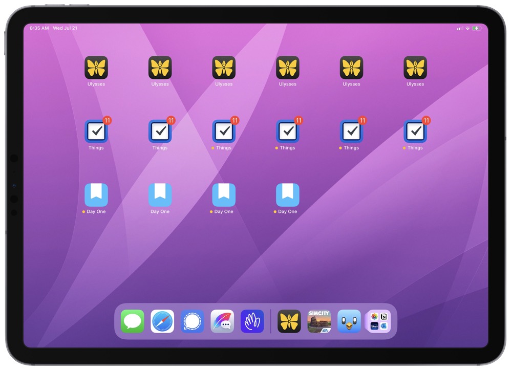Why are there two icons for one app on my mac screen fozdocu