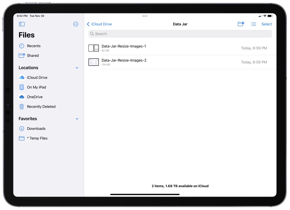 How I Use Data Jar to Resize and Upload Images to the  via Shortcuts