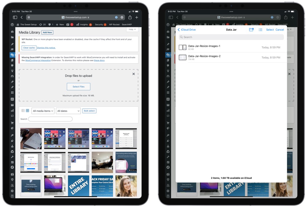 How I Use Data Jar to Resize and Upload Images to the  via Shortcuts
