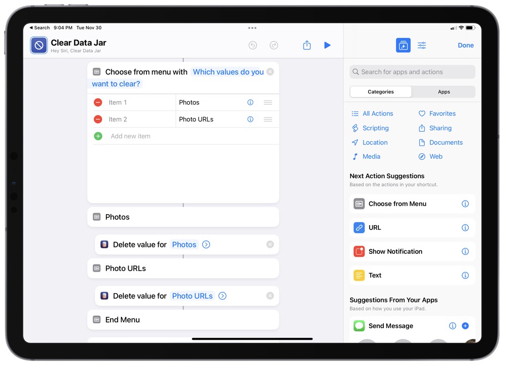 How I Use Data Jar to Resize and Upload Images to the  via Shortcuts