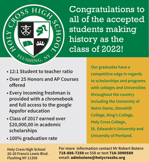 Holy Cross High School The Tablet