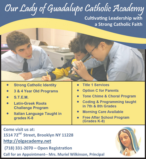 Our Lady of Guadalupe Catholic Academy The Tablet