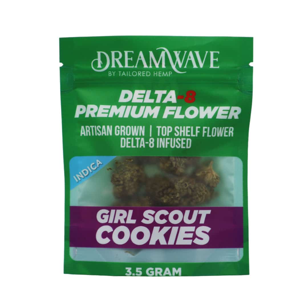 Girl Scout Cookies Delta8 Infused Flower Indica Tailored Hemp & Co.