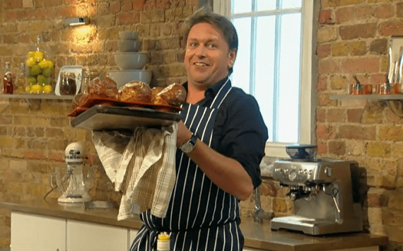 Yorkshire pudding made to a traditional recipe by James Martin on