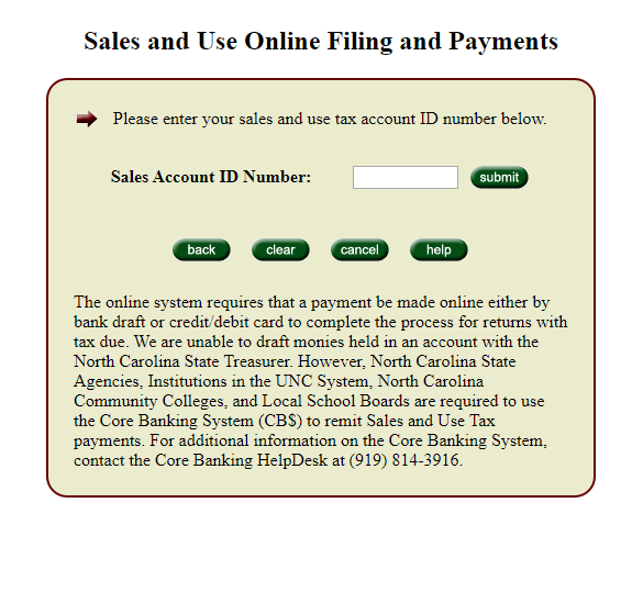 How to File and Pay Sales Tax in North Carolina TaxValet