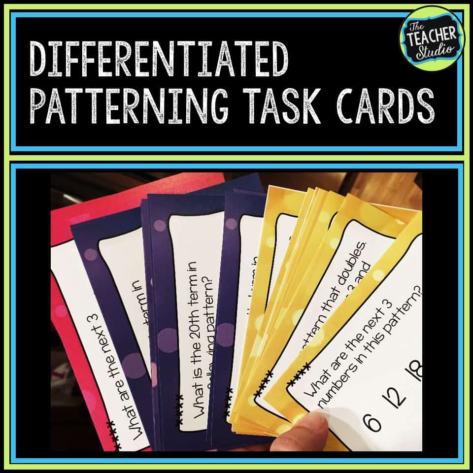 Teaching Patterns and Patterning in Upper Grades The Teacher Studio