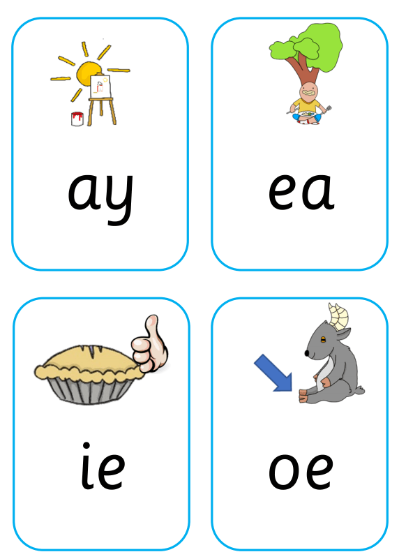 The Teach Hub Letters and Sounds Phonic Flashcards Phase 26 The