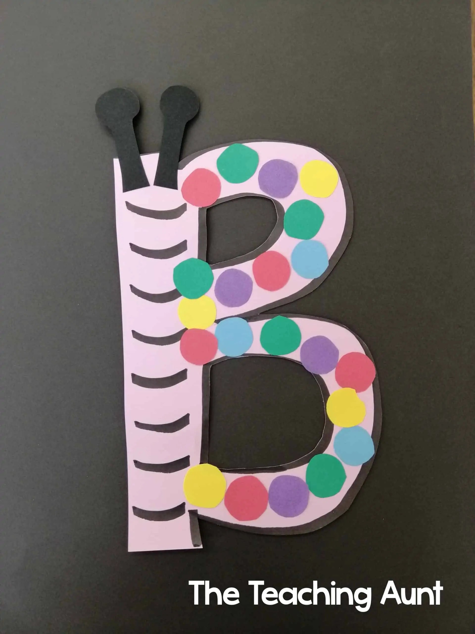 B is for Butterfly Art and Craft The Teaching Aunt
