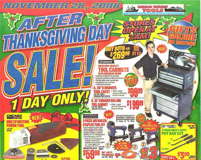 Harbor Freight BlackFriday Ad Page 1