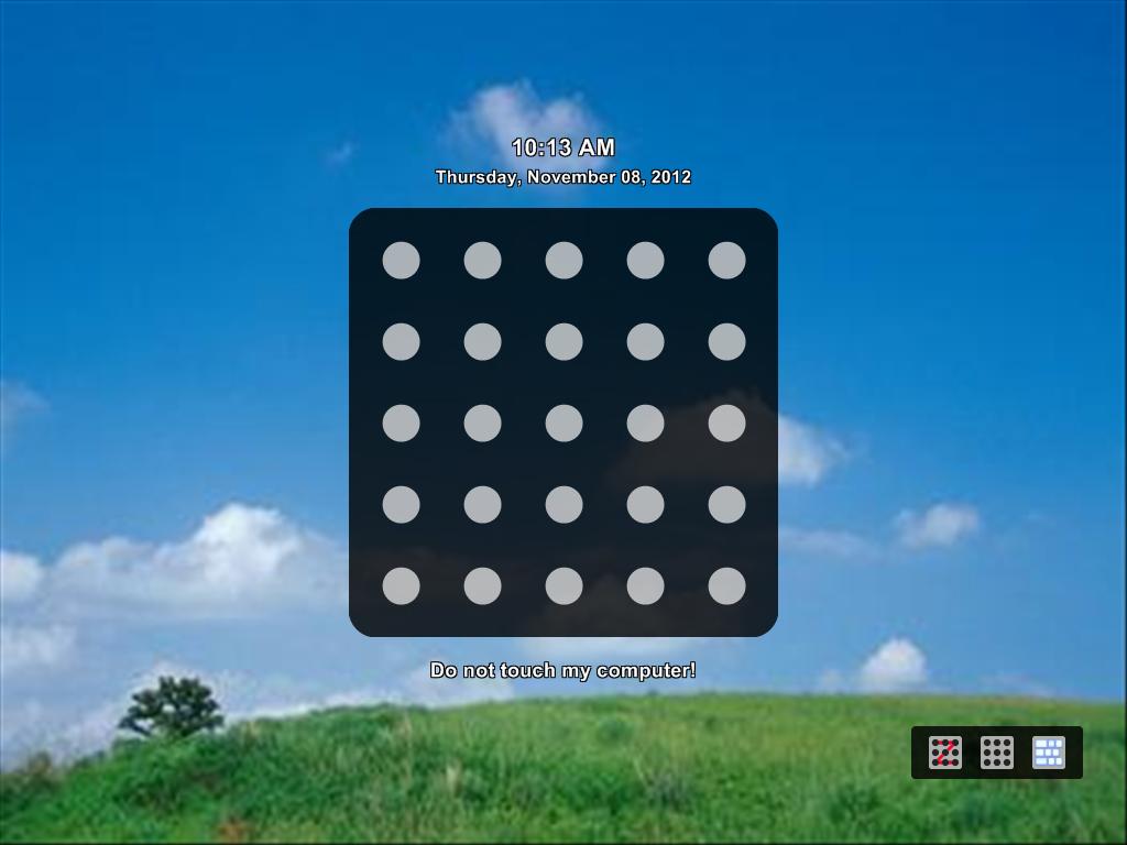 How To Apply Android Like Pattern Lock Screen To Windows PC